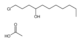 acetic acid,1-chloroundecan-4-ol结构式