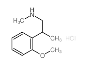2-(2-methoxyphenyl)-N-methyl-propan-1-amine结构式