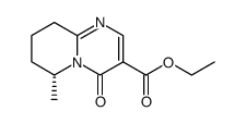 (R)-6-Methyl-4-oxo-6,7,8,9-tetrahydro-4H-pyrido[1,2-a]pyrimidine-3-carboxylic acid ethyl ester Structure