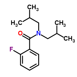 2-Fluoro-N,N-diisobutylbenzamide结构式