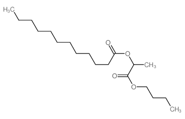 Dodecanoicacid, 2-butoxy-1-methyl-2-oxoethyl ester结构式
