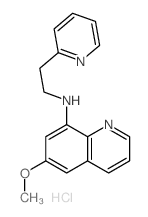 6-methoxy-N-(2-pyridin-2-ylethyl)quinolin-8-amine structure