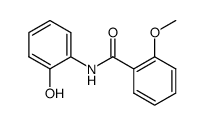 N-(2-hydroxyphenyl)-2-methoxybenzamide结构式