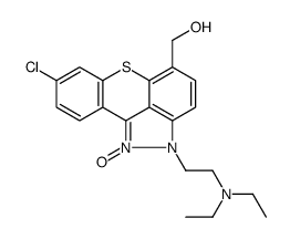 8-Chloro-5-(hydroxymethyl)-N,N-diethyl-2H-[1]benzothiopyrano[4,3,2-cd]indazole-2-ethan-1-amineN-oxide Structure