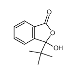 3-(tert-butyl)-3-hydroxyisobenzofuran-1(3H)-one Structure