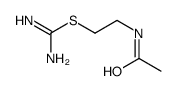 2-acetamidoethyl carbamimidothioate结构式