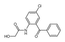 2'-Benzoyl-4'-chlor-2-hydroxyacetanilid结构式