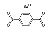 4-nitro-benzoic acid, barium salt结构式