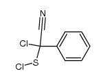 chloro(cyano)(phenyl)methyl hypochlorothioite结构式