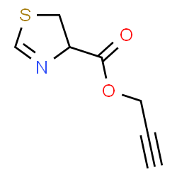 4-Thiazolecarboxylicacid,4,5-dihydro-,2-propynylester(9CI)结构式