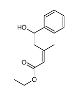 ethyl 5-hydroxy-3-methyl-5-phenylpent-2-enoate Structure