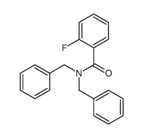 N,N-dibenzyl-2-fluorobenzamide结构式