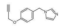 1-[(4-prop-2-ynoxyphenyl)methyl]imidazole结构式