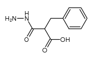 benzyl-malonic acid monohydrazide Structure