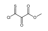 Propanoic acid,3-chloro-2-oxo-3-thioxo-,methyl ester structure