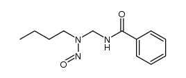 N-[(butyl-nitroso-amino)-methyl]-benzamide结构式