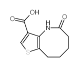 5-Oxo-4,5,6,7,8,9-hexahydrothieno(3,2-b)azocine-3-carboxylic acid Structure