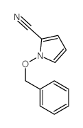 1-phenylmethoxypyrrole-2-carbonitrile结构式