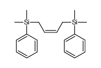 4-[dimethyl(phenyl)silyl]but-2-enyl-dimethyl-phenylsilane结构式