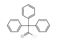 Benzeneacetyl chloride,a,a-diphenyl-结构式