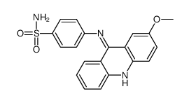 4-[(2-methoxyacridin-9-yl)amino]benzenesulfonamide结构式