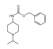 benzyl (1-isopropylpiperidin-4-yl)carbamate结构式