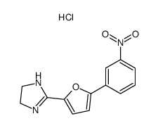 2-[5-(3-nitro-phenyl)-furan-2-yl]-4,5-dihydro-1H-imidazole, hydrochloride结构式