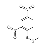 1-(methyldisulfanyl)-2,4-dinitrobenzene结构式