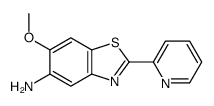 6-methoxy-2-pyridin-2-yl-1,3-benzothiazol-5-amine Structure