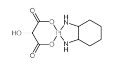 1, 2-Diaminocyclohexane platinum(II) hydroxymalonate结构式