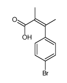 3-(4-bromophenyl)-2-methylbut-2-enoic acid Structure