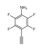 4-ethynyl-2,3,5,6-tetrafluoroaniline结构式