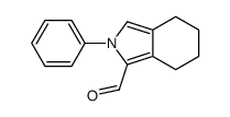 2-phenyl-4,5,6,7-tetrahydroisoindole-1-carbaldehyde结构式