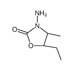(4S,5S)-3-amino-5-ethyl-4-methyl-1,3-oxazolidin-2-one Structure