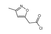 5-Isoxazoleacetylchloride,3-methyl-(9CI) structure