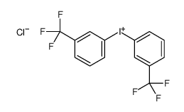 bis[3-(trifluoromethyl)phenyl]iodanium,chloride结构式