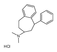 (5S,7R)-N,N-dimethyl-5-phenyl-6,7,8,9-tetrahydro-5H-benzo[7]annulen-7-amine,hydrochloride结构式