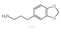 3-benzo[1,3]dioxol-5-ylpropan-1-amine结构式