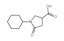 1-Cyclohexyl-5-Oxo-Pyrrolidine-3-Carboxylic Acid structure
