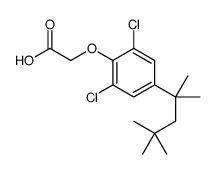 2-[2,6-dichloro-4-(2,4,4-trimethylpentan-2-yl)phenoxy]acetic acid Structure
