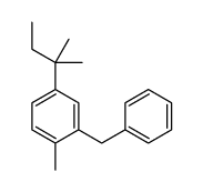 2-benzyl-1-methyl-4-(2-methylbutan-2-yl)benzene Structure