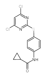 [4-(4,6-二氯嘧啶基-2-磺酰基)苯基L]甲胺环丙羧酸图片