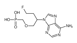 [2-(6-aminopurin-9-yl)-4-fluorobutoxy]methylphosphonic acid结构式