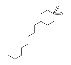 4-octylthiane 1,1-dioxide Structure