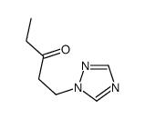 1-(1,2,4-triazol-1-yl)pentan-3-one Structure
