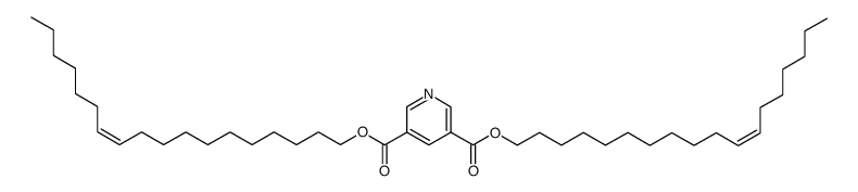 (Z)-di(octadec-11-enyl) pyridine-3,5-dicarboxylate结构式