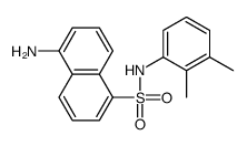 5-amino-N-(2,3-dimethylphenyl)naphthalene-1-sulfonamide结构式
