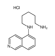 N'-isoquinolin-5-ylpentane-1,5-diamine,hydrochloride Structure