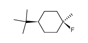 4-t-butyl-1-fluoro-1-methylcyclohexane结构式