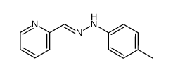 pyridine-2-carbaldehyde p-tolylhydrazone结构式
